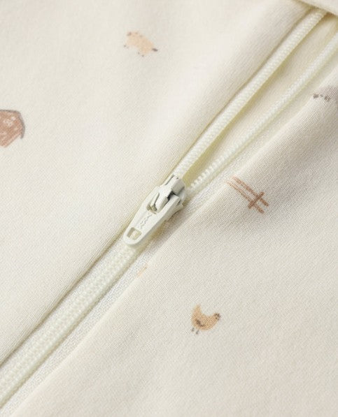 Ivory Farm Zip L/S Sleeper