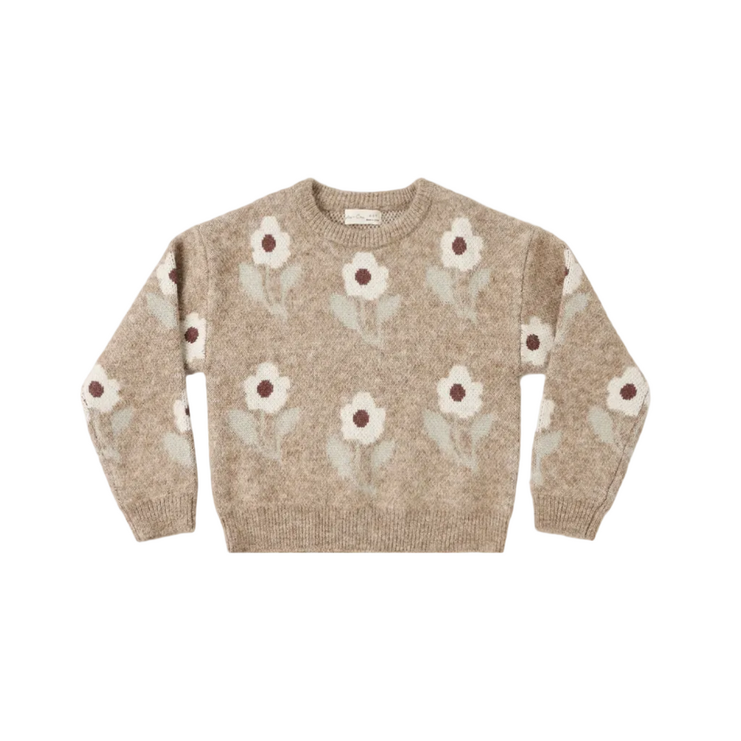 Aspen Sweater - Fawn Flower