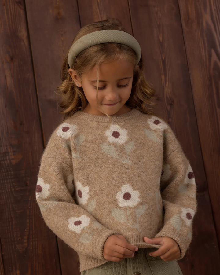 Aspen Sweater - Fawn Flower