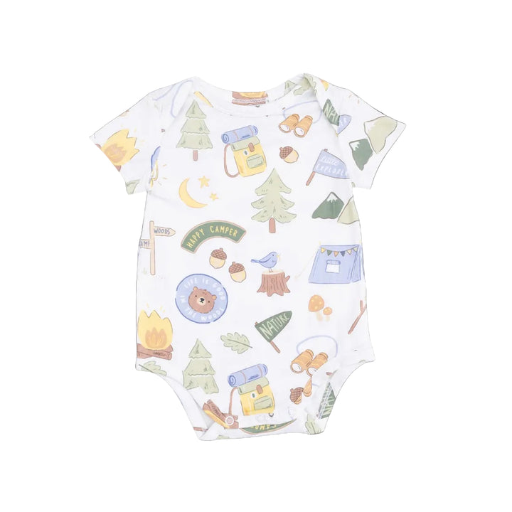 Camping Blue S/S Bodysuit