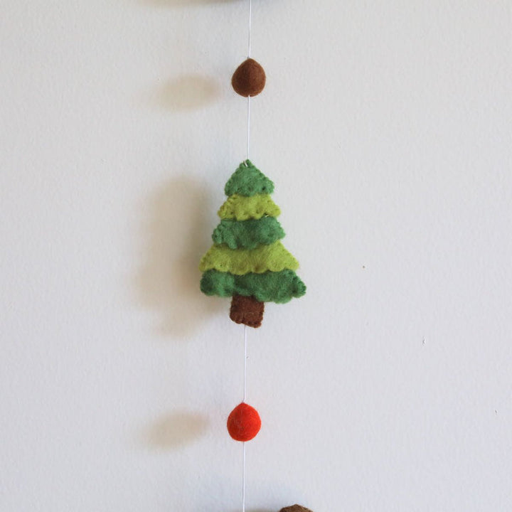 Felt Forest Animal Garland
