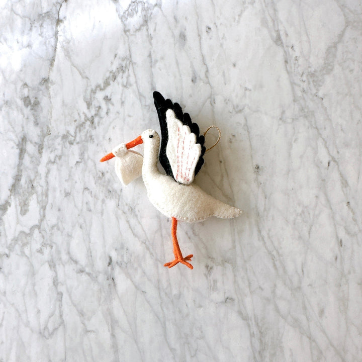 Stork Ornament