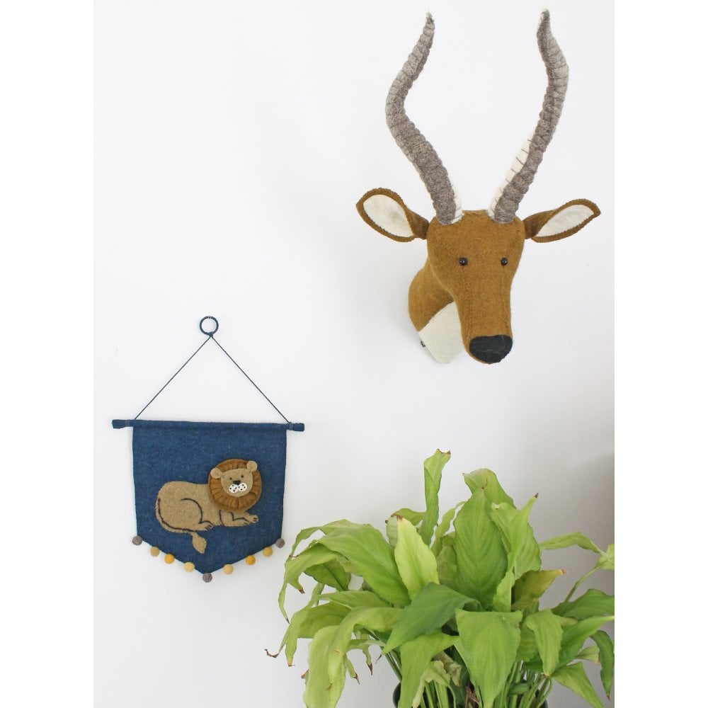 Mini Impala Wool Mount