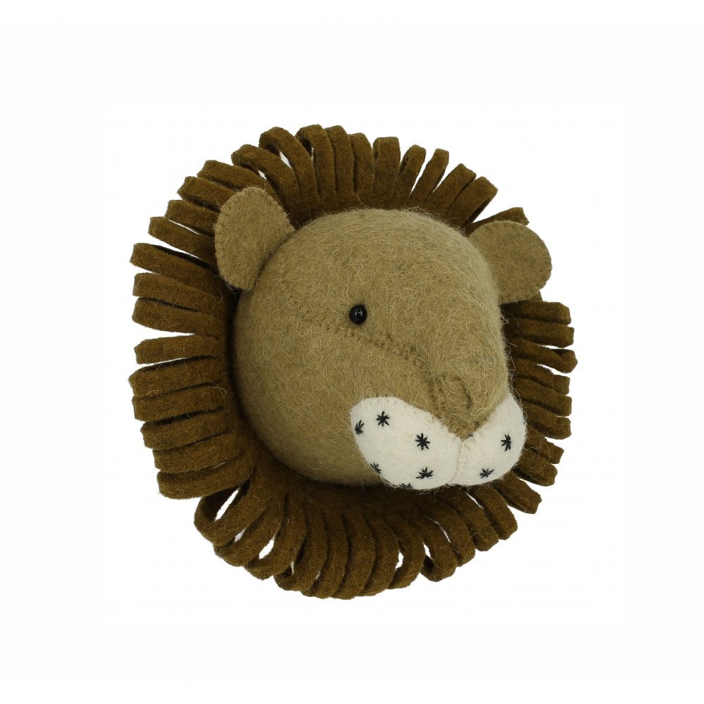 Mini Lion Wool Mount