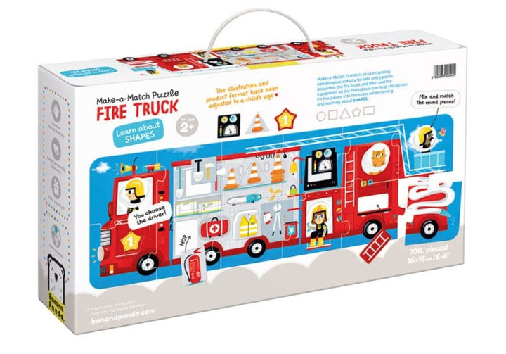 Make-a-Match Puzzle - Fire Truck