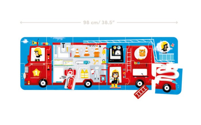 Make-a-Match Puzzle - Fire Truck