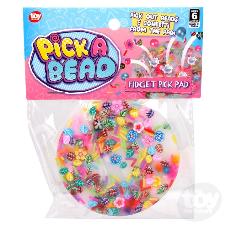 Pick-A-Bead Fidget Pick Pad - Flower