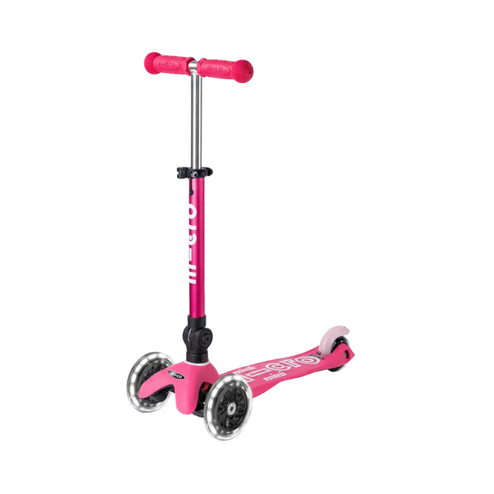 Micro Mini Foldable LED Scooter - Pink
