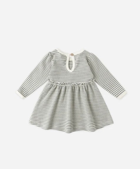 Alda Dress - Forest Stripe