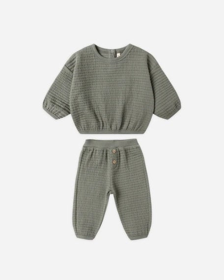 Textured Sweat Set