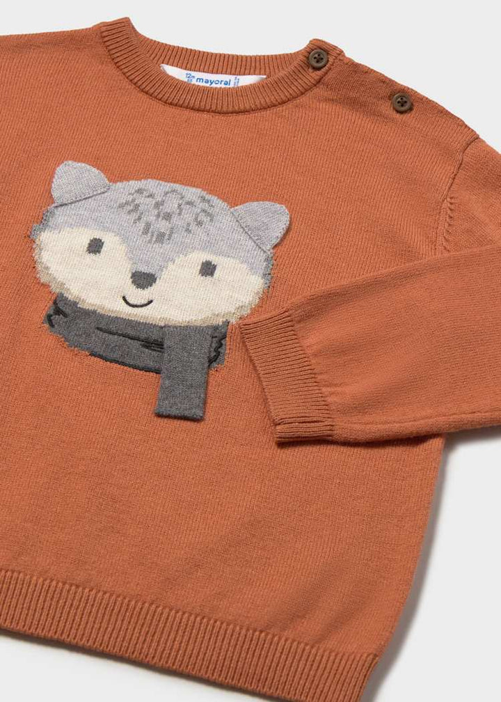 Scarf Fox Sweater