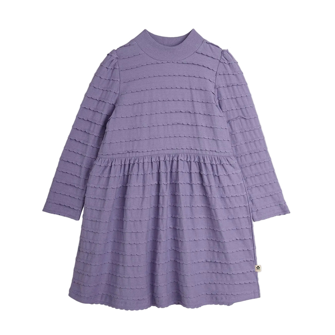 Textured Frill L/S Dress