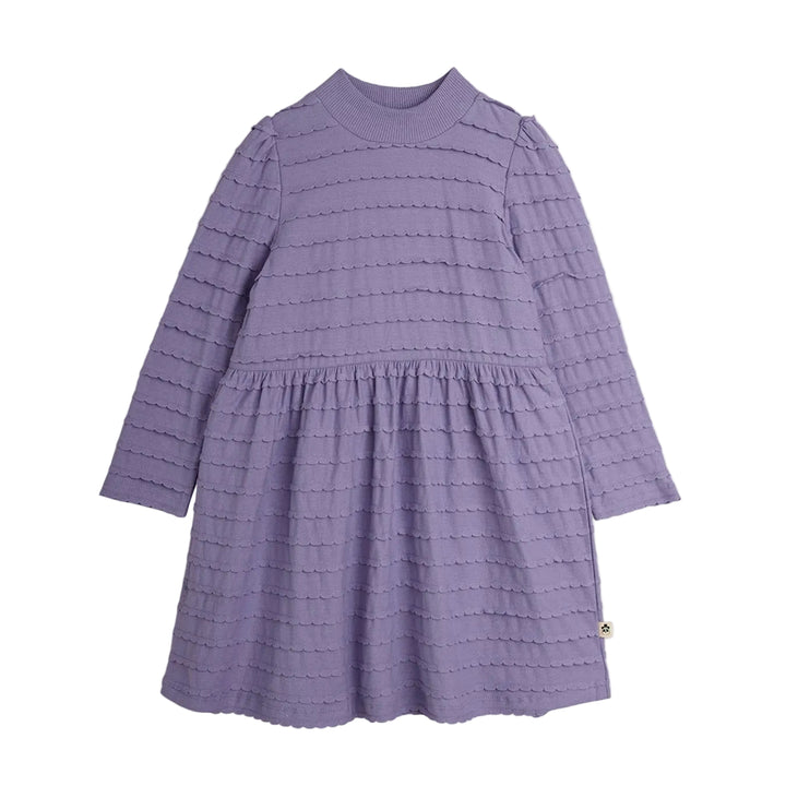 Textured Frill L/S Dress