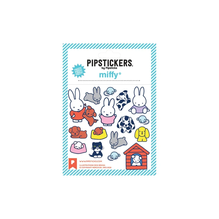Miffy and Furry Friends Fuzzy Stickers