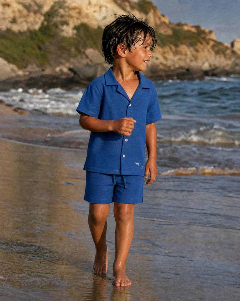 Setzers S/S Set - Cool Azul