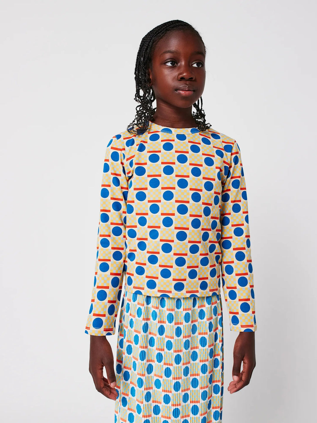 Geometric Scacs AOP L/S Tee