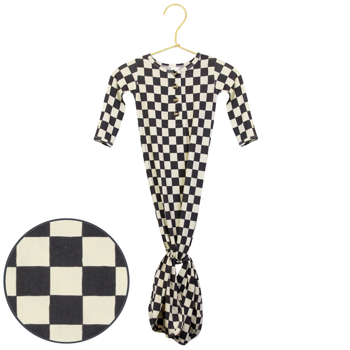 Gibson Knotted Gown newborn-3 months