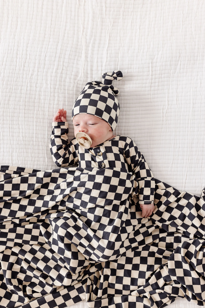 Gibson Knotted Gown newborn-3 months