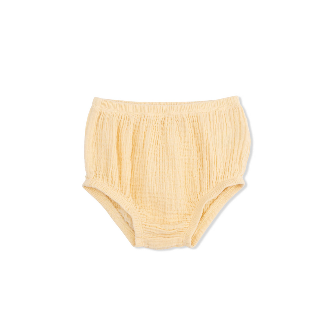 Blue Blizzard Micro Gingham Baby Dress + Bloomer