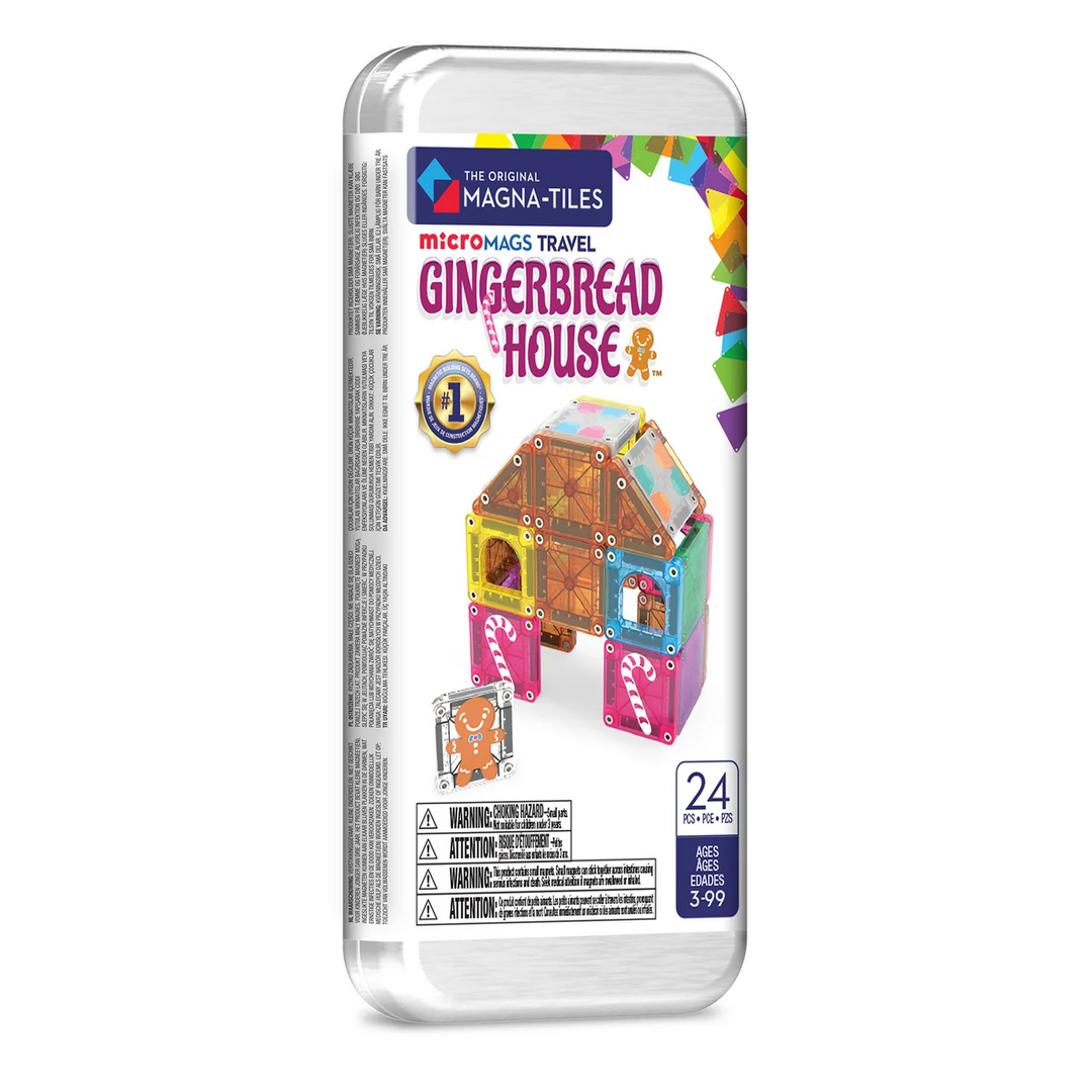 Magna-Tiles MicroMags Travel Gingerbread House