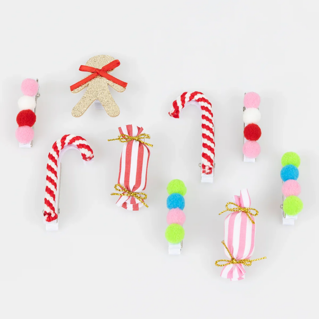 Gingerbread House Hair Clips