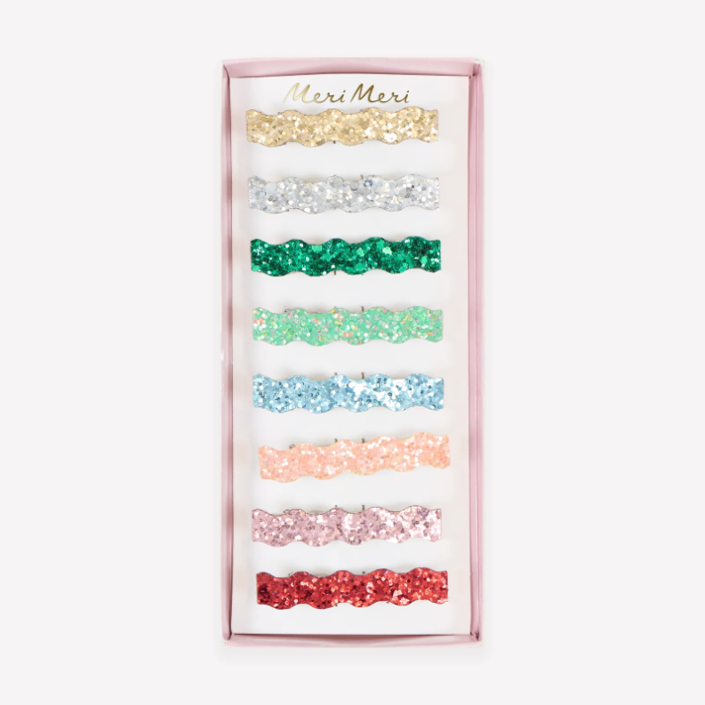 Glitter Hair Clips
