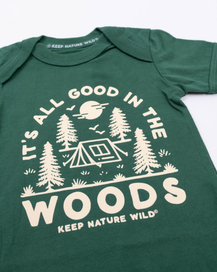 Good in the Woods Bodysuit - Heather Forest