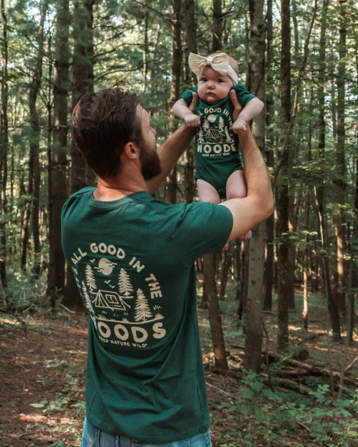Good in the Woods Bodysuit - Heather Forest