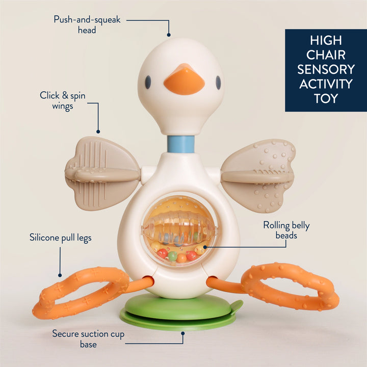 Twist & Bop High Chair Sensory Toy - Goose