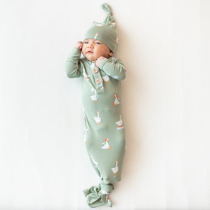 Silly Goose Knotted Gown w/ Hat