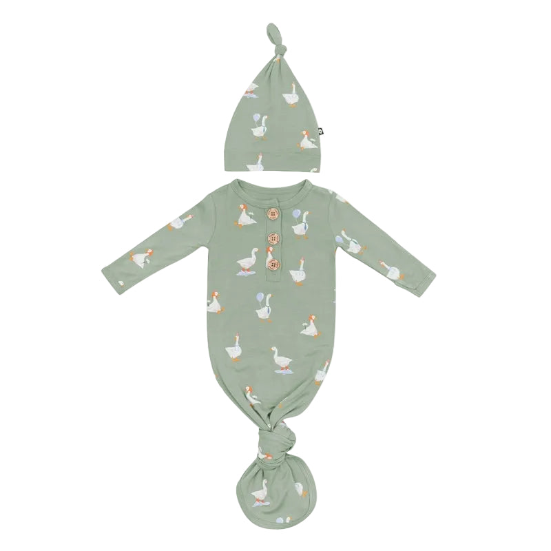 Silly Goose Knotted Gown w/ Hat