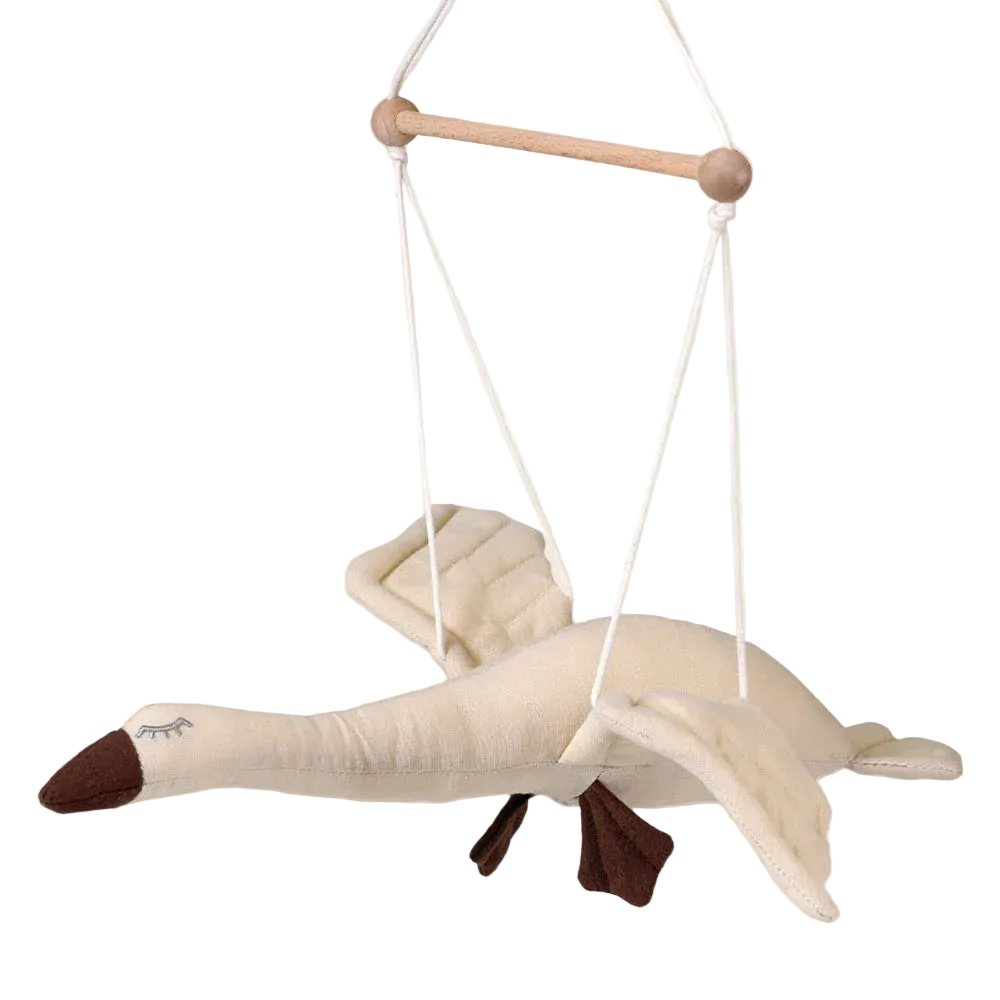 Cotton Flying Goose Mobile