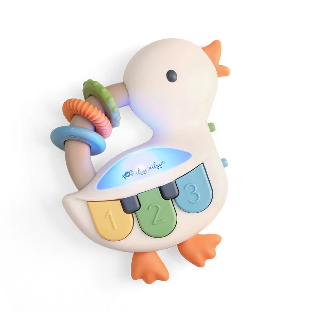 Bitzy Tunes Light-Up Piano Toy - Goose