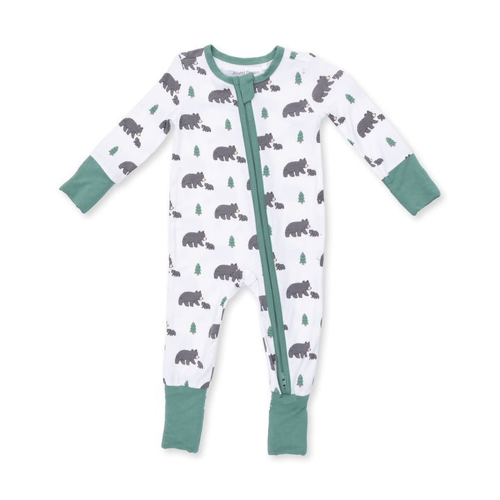 Convertible Romper - Green Black Bears