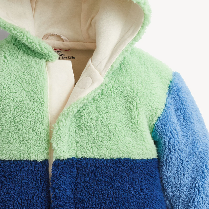 Sherpa Pram Suit -  Blue Colorblock