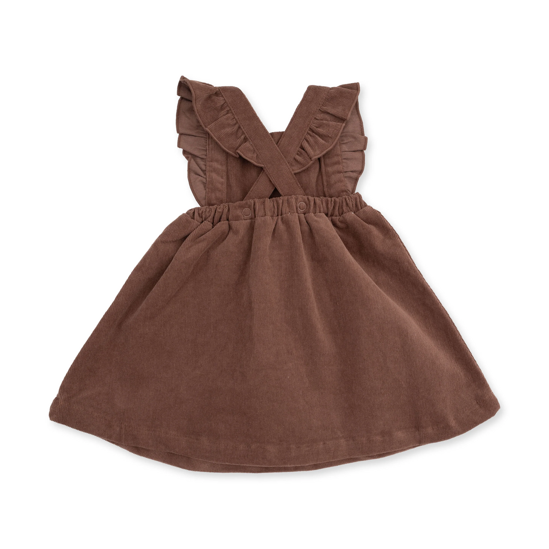 Pinafore Dress + Bodysuit Set - Hazel Floral