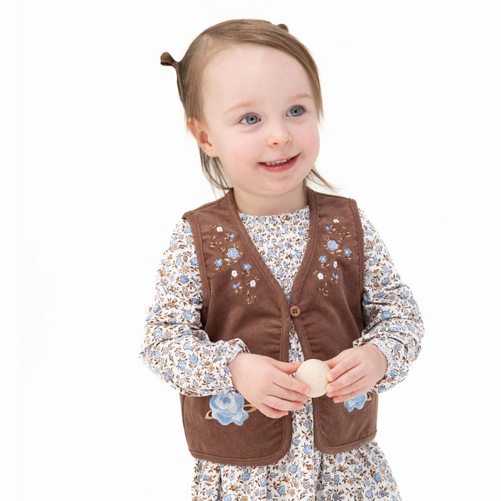 Vest w/ Lining - Hazel Floral