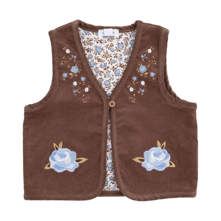 Vest w/ Lining - Hazel Floral