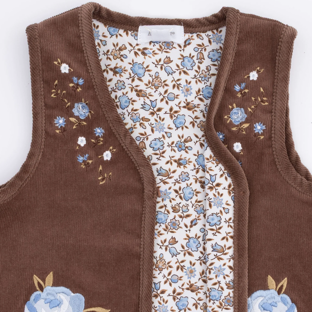 Vest w/ Lining - Hazel Floral