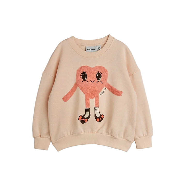 Pink Heart in Shoes Chenille Sweatshirt *