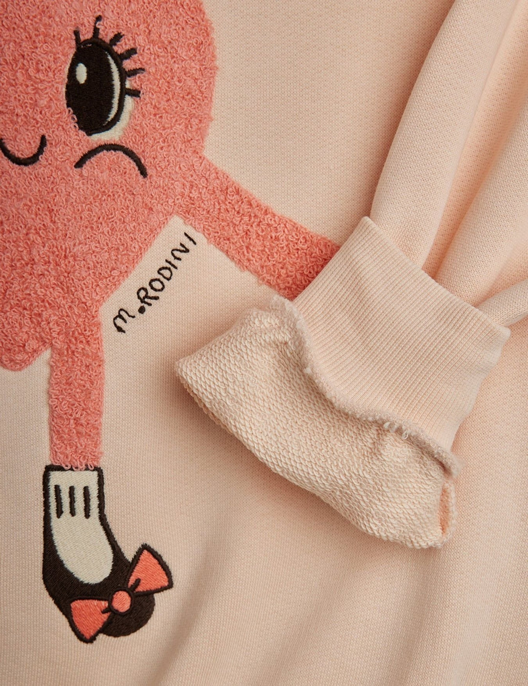 Pink Heart in Shoes Chenille Sweatshirt *