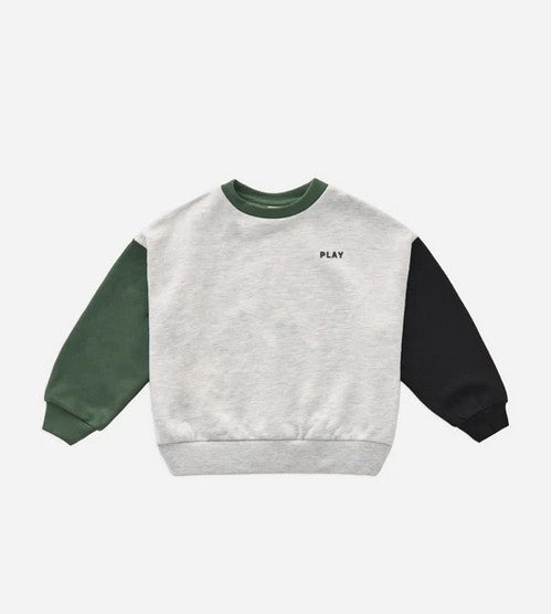 Heathered Ash Relaxed Sweatshirt
