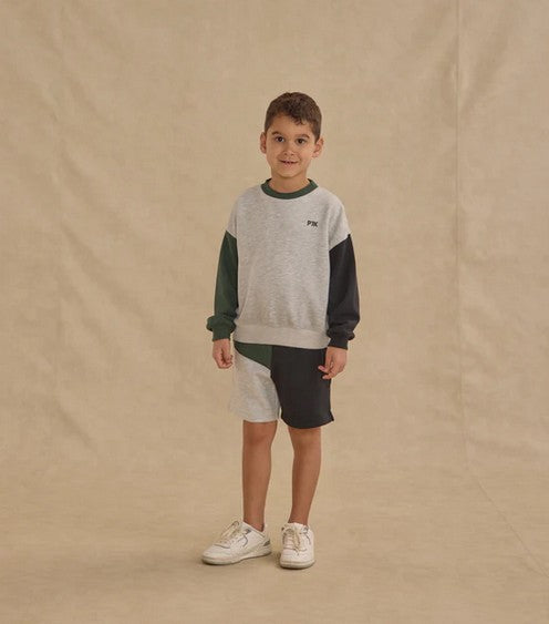 Heathered Ash Relaxed Sweatshirt