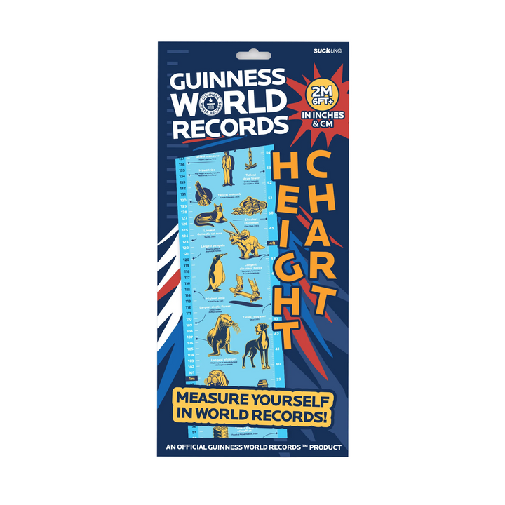 World Records Height Chart