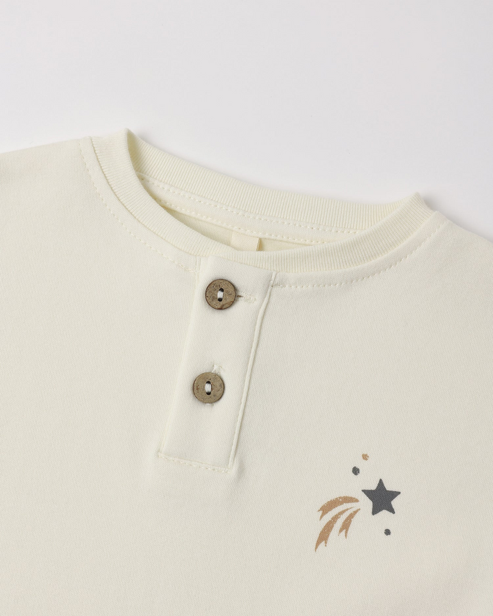 Henley Tee - Midnight