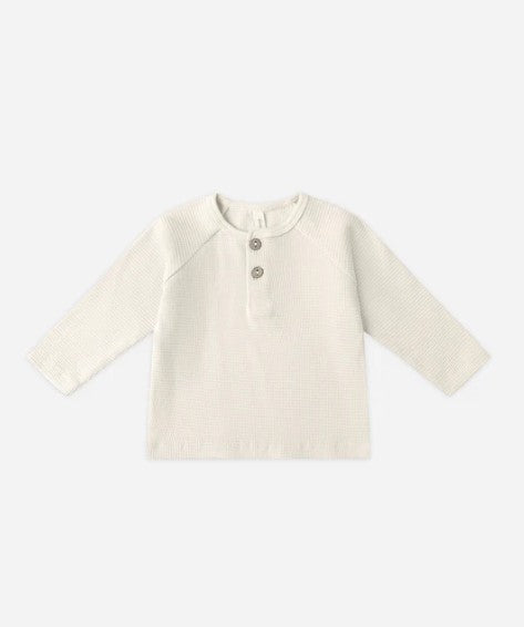 Henley Knit Top - Natural