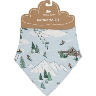 Winter Fun Skiers Bandana Bib