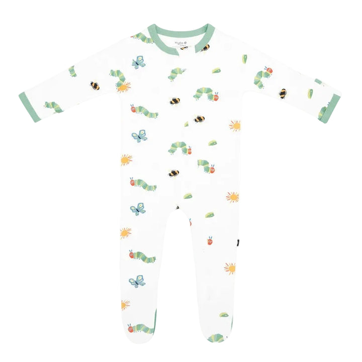 Very Hungry Caterpillar Zipper Footed Romper