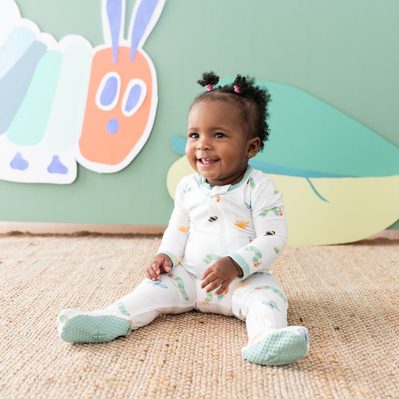 Very Hungry Caterpillar Zipper Footed Romper