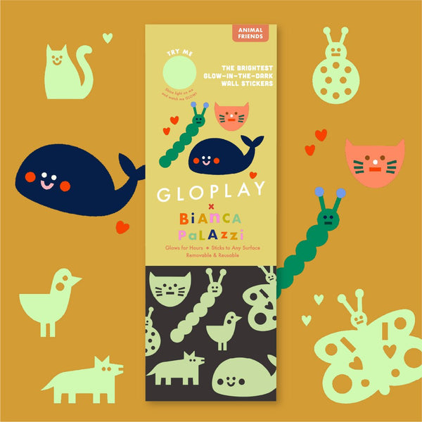 Animal Friends Glow Wall Stickers